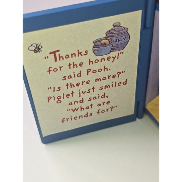 Winnie The Pooh Hallmark Keepsake Book Diorama Ornament "A Visit From Piglet" 19 - Picture 6 of 8
